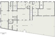 Vermietung Verkaufsfläche mit Imbiss in einem Wohn- und Geschäftshaus Zella-Mehlis Grundriss bemasst